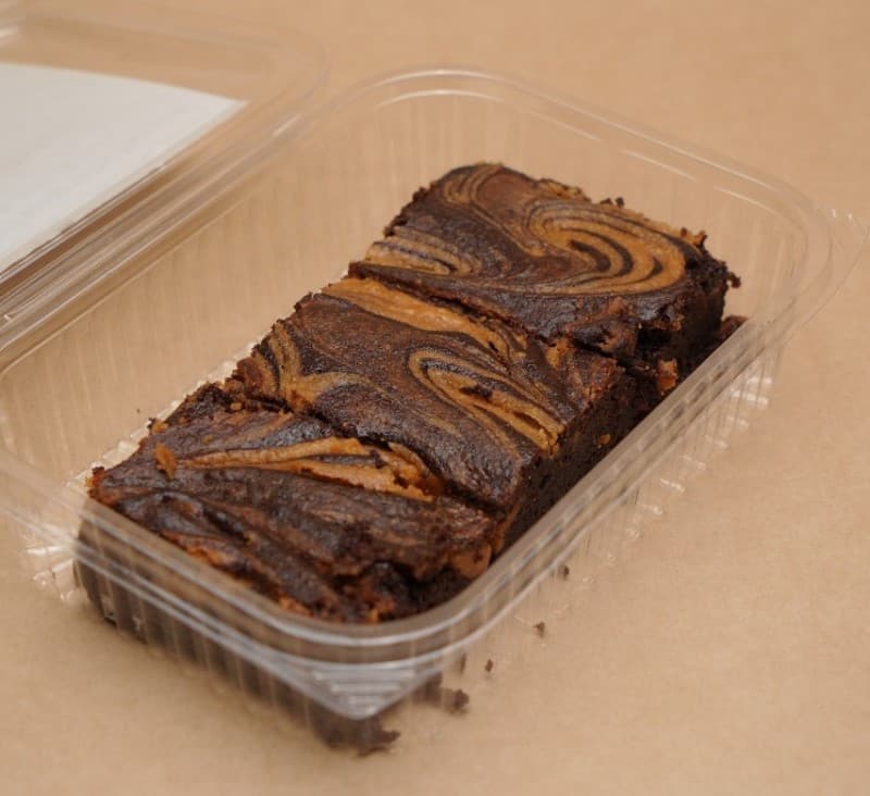 The Keto Peanut Butter Brownies (3 net carbs per piece)