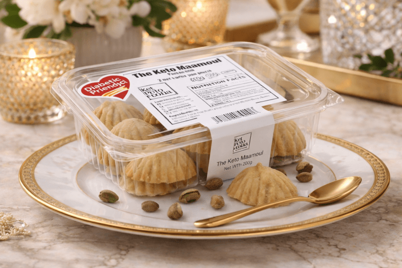 The Keto Pistachio Maamoul (2 net carbs per piece)