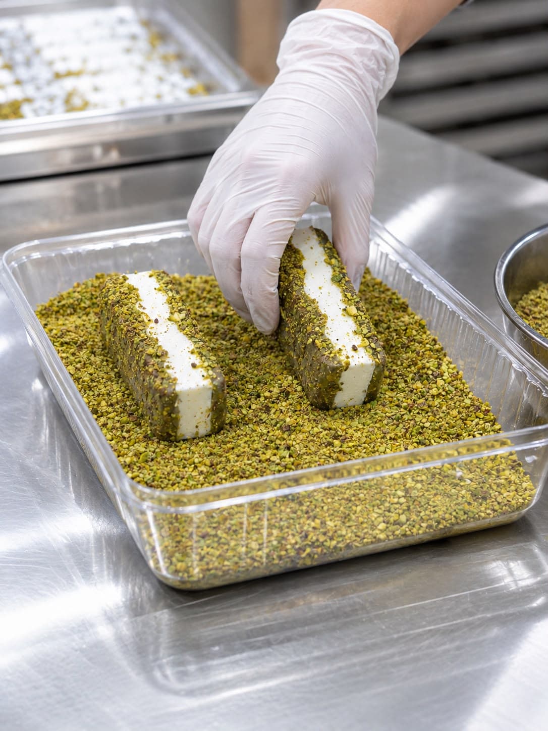 The Keto Pistachio Ashta Ice Cream Sandwich