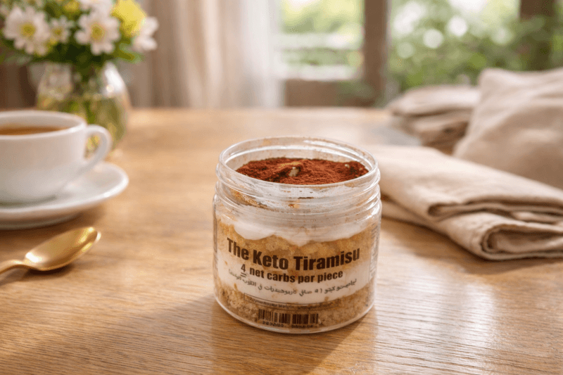 The Keto Tiramisu Cup (4 net carbs per cup)